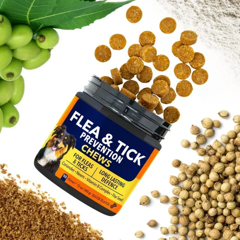 Pawfect® | Masticables para perros con prevención contra pulgas y garrapatas | 340g